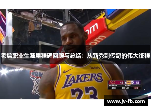 老詹职业生涯里程碑回顾与总结：从新秀到传奇的伟大征程